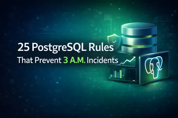 25 Practical PostgreSQL Database Design Rules