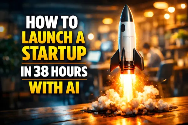 How to Launch a Startup in 38 Hours: A Real-World Guide from Idea to Launch with AI